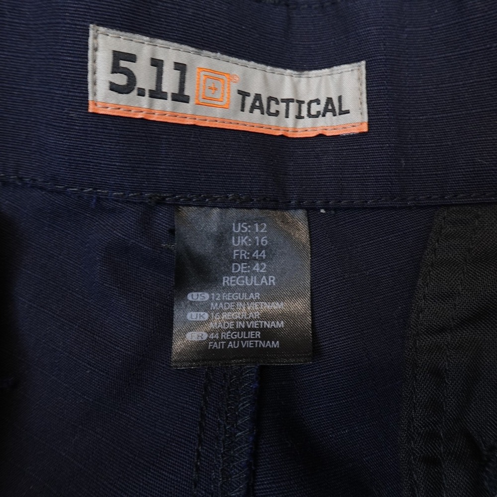 5.11 Tactical Pants TDU Womens Cargo Utility Navy Blue Size 12 Ripstop - Picture 6 of 11